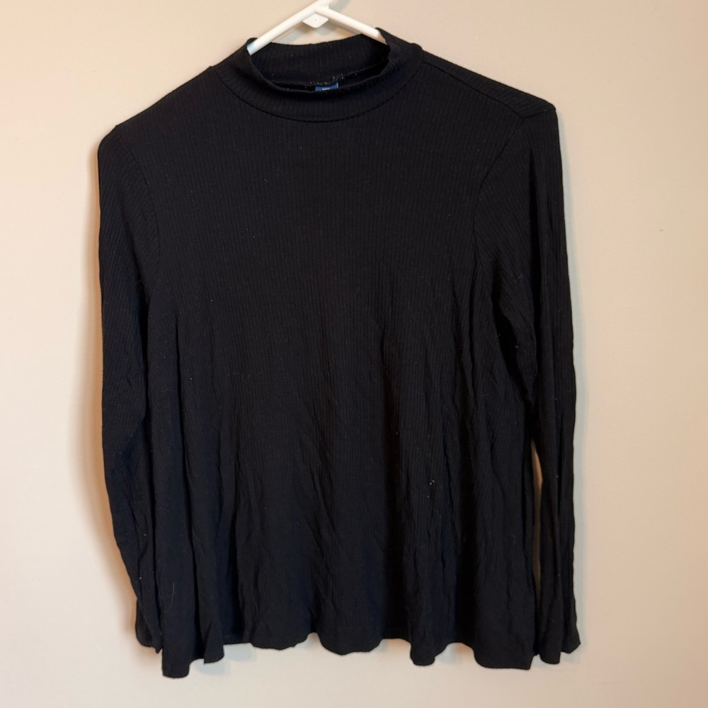 Old Navy Black Mockneck Sweater